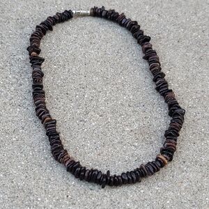 Vtg Natural Stones Choker Necklace